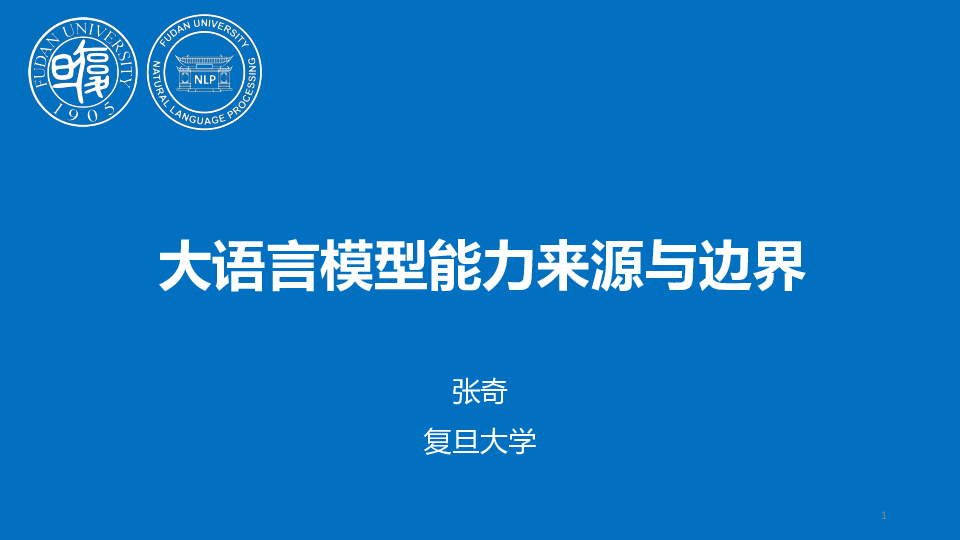 2025年大语言模型能力来源与边界报告-复旦大学-2025-55页